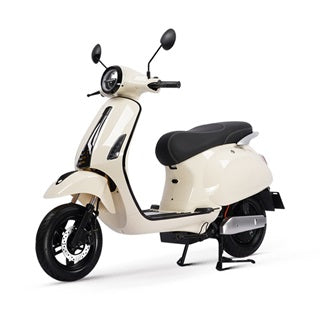 Scuter Electric N-Moto EL3 Bej – Motor Bosch 1000W, Dimensiuni 1760×540×1130mm, Greutate 65Kg, Viteză Max. 45 km/h, Autonomie 60 km, Baterii 72V, APP, GPS, Carte RAR (C.I.V) + CADOU Tricou N-Moto